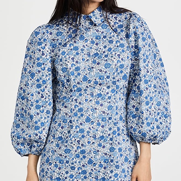 STELLA NOVA LIKE NEW Floral Blue Mini - Picture 2 of 7